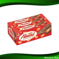 อัลมอนด์เคลือบช็อกโกแลตแบบแท่ง ยูไนเต็ดอัลมอนด์ 19 กรัม x 12 กล่อง Chocolate Covered Almond Bars Uni