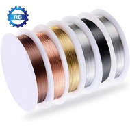 [New]6 Pack Jewelry Beading Wire for Jewelry Making Supplies and Craft (24 Gauge)