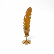 Feather-Shaped Pen Holder Stand