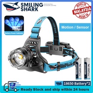 Smiling Shark K808 P100 Ultra Bright Headlights Flashlight Rechargeable Outdoor Waterproof Zoom