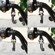 NOBELJIAOO Rotatable Motorcycle Electric Bike Hand Bar with Double Hooks for Helmet Storage Hook Lug