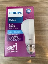 Philips 飛利浦 LED 燈泡 6W 6500K