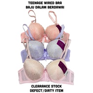 Clearance Teenage Wired Bra CUP AB Size 32-36 Push Up Bra Baju Dalam Berdawai Cup Kecil Cup AB Bra B