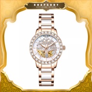 Buzz  Germany Jam  Tangan Wanita Ladies Stainless Steel Automatic Watch BZ-L3014