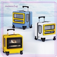 Portable Pet Stroller Shockproof Pet Carrier Silent Cat Stroller Large Space Cat Carrier Bag Meineee