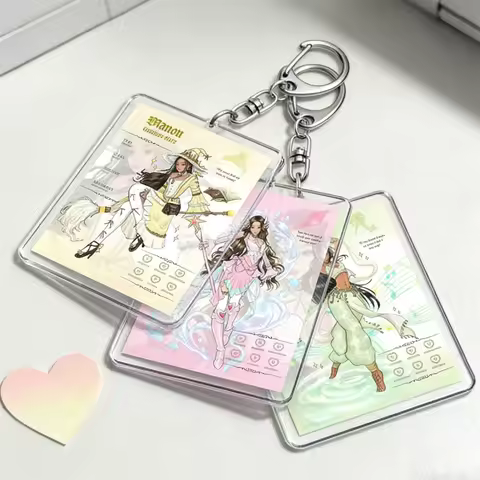 Kpop Band Katseye Chibis Keychain for Bag Accessories Charm Yoonchae Megan Lara Sophia Daniela Keyri