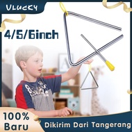 Triangle Musical Instrument 4/ 5/ 6 Inch Musical Instrument Triangle Instrument