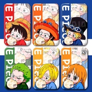 Q Version One Piece Big Face Kids Lanyard Card Holder Diy Card Holder Boys Mrt Card Holder So Cute