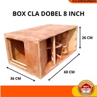 Box Speaker Sound System CLA Turbo Doble 8 Inch Triplek 12mm