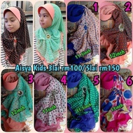 aisya kids stock fareeda Tudung Fareeda