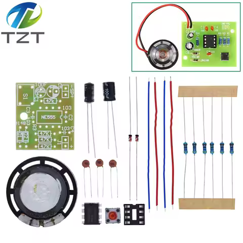 NE555 Doorbell Suite Electronic Production Doorbell Suite DIY Kit Ding dong doorbell Board welding l