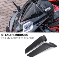 For MV AGUSTA F3 800 Accessories Stealth Mirrors F3 675 Adjustable Winglet for MV Agusta F3 675 / 80