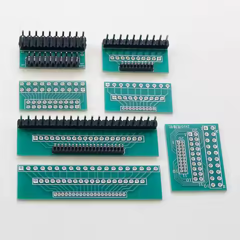 1PCS 1.27mm 2.0mm 2.54mm Pitch 10/20 Pin Single Double Row PCB Adapter Board Mutual conversion 10P/2