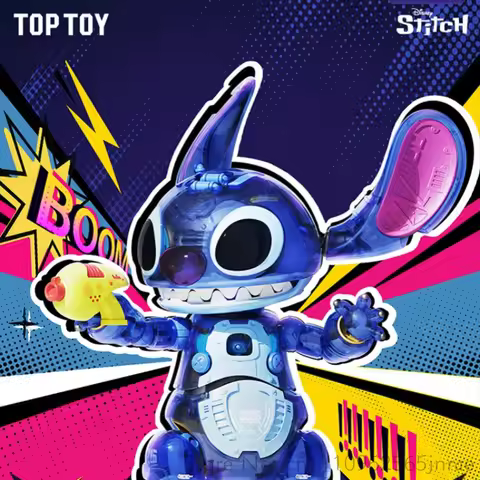 Toptoy Stitch Experiment 626 Large Interlocking Building Blocks Mecha Display Ornament Collectible G