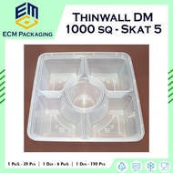 THINWALL DM 1000ML SQ SKAT 5 | THINWALL BENTO SEKAT 5 | THINWALL DM