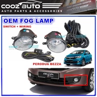 Perodua Bezza Fog lamp Fog light Foglamp with switch + wiring