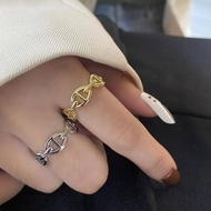 Popular Design Hollow Pig Nose Open Ring for women