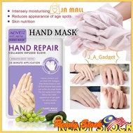 1 Pair Anti-Aging Hand Mask Collagen Glove Exfoliate Aliver Hand Moisturizing 手膜补水保湿去死皮手部护理
