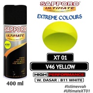 SAPPORO ULTIMATE XT01 V46 YELLOW 400ml Spray Paint Pylok Pilok Pylox