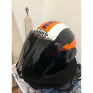 ORIGINAL REPSOL helmet with Arai beg