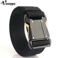 Voowo Nylon Sabuk Pinggang Pria Eiger Sabuk Elastikitas Weaving Masukkan Ikat Pinggang Pria