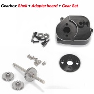 Full Metal Transmission Gearbox for 1/12 RC Car Crawler MN Model 370 Motor MN82 MN78 MN99S MN168 MN9