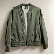 專櫃購入 Adidas 愛迪達 軍綠 保暖 飛行外套 夾克外套