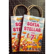 Personalized Lootbags Any theme (BACK TO BACK PRINT) Small 4.2 L x 2 W x 6.8 H