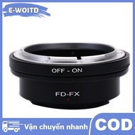E-WOITD Vòng chuyển đổi ống kính FD-FX ống máy ảnh FD đến x Mount X-Pro1 X-E2 X-M2