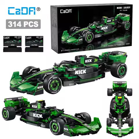 Cada Sauber Team C44 Formula-1 F1 Technical Racing Car Number 24 Sports Car Building Blocks KICK Car