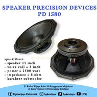 SPEAKER PD 1580 PRECISION DEVICES 15inch Speaker komponen 15" pd 1580 New
