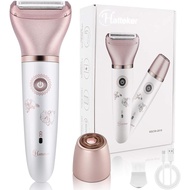 Electric Razors for Women - Painless 2-in-1 Shaver for Women Hair Remover for Face, Legs and Underar