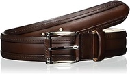 Ray-Ban LYVB401 Men's Belt, Made in Spain, Waist up to 41.3 inches (105 cm), Dark Brown, Japan Fits 