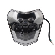 รถจักรยานยนต์ LED ไฟหน้าสําหรับ KTM EXC XC SX MX XC 125 250 300 450 Supermoto Enduro Universal Dirt