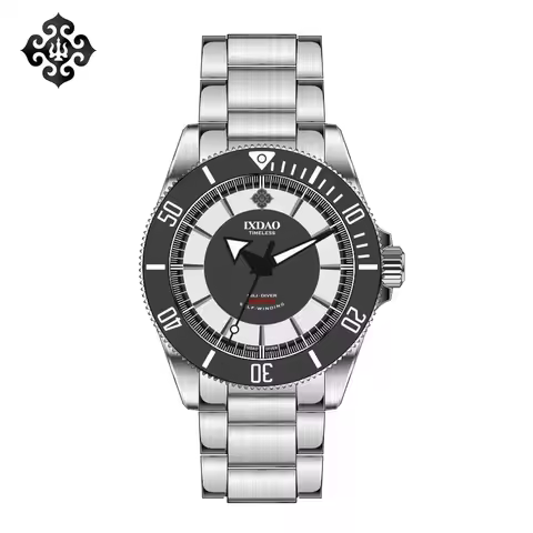 2024 New IXDAO Original Men's Automatic Mechanical Watch PT5000 Titanium Sport Diving BWG-9 Clock Re