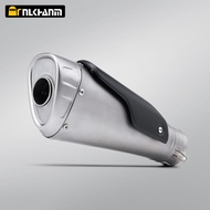 For Ducati Panigale V4 V4 S Titanium Alloy Muffler 60mm Exhaust System with Carbon Fiber Insulation 