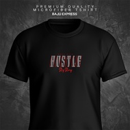 MICROFIBRE hustle quick dry jersey perempuan baju lelaki t shirt man tshirt woman gym sport men spor