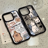Phone Case For iPhone 13 17 11 15 Pro Max Case iPhone 11 12 16 Pro Max 14 13 Pro Max Acrylic 2 in 1