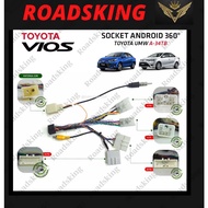 TOYOTA VIOS 2019 SOCKET FOR 360 CAMERA ANDROID PLAYER