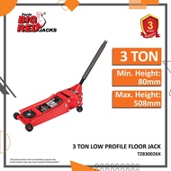 BIGRED 3 TON Low Profile HeavyDuty Hybrid Lift Dual Pump Hydraulic Garage Floor Jack Repair car kereta jek kenderaan 千斤顶