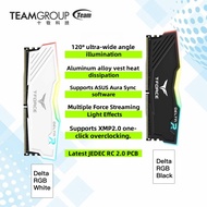 1 8GB 3600MHz Black TEAMGROUP T-Force Delta RGB DDR4 8GB 16GB 3200MHz CL16 3600MHz แรมความจำเกม CL18