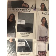 LUCKY BRAND LONG-SLEEVE ROUND-NECKLACE T-SHIRT SET - BILL COSTCO USA
