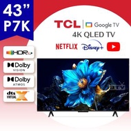 TCL - 43" 43P7K QLED 4K Google TV P7K