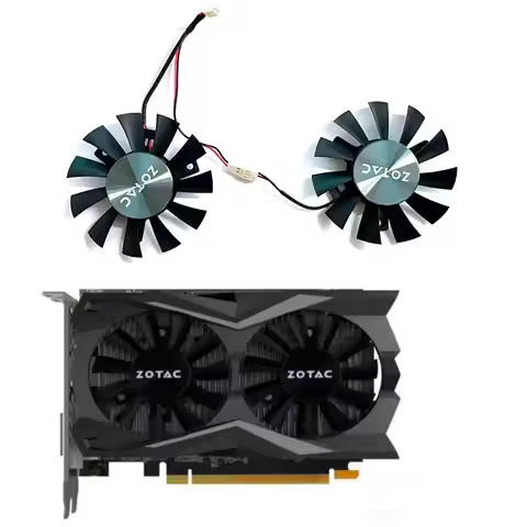 Original GPU fan 4PIN 65MM GA71S2H DC 12V 0.35A suitable for Zotac GeForce GTX 1650-4GD6 Thunder Edi