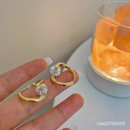 [9.6,000 People Collection] French Style Earrings ins Female Simple Temperament Trendy J2G2