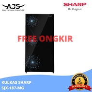 KULKAS SHARP 1 PINTU SJX187MG GARANSI RESMI TERMURAH FREE ONGKIR