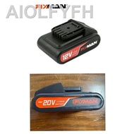 【newreadystock】◐ALL READY STOCK ORIGINAL Pro Fixman Drill Battery 12v/20v for Power Drill / Pro Fixman 12v/20v Charger