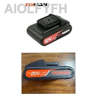 【newreadystock】◐ALL READY STOCK ORIGINAL Pro Fixman Drill Battery 12v/20v for Power Drill / Pro Fixm