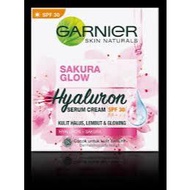 garnier sakura  glow serum cream day