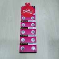 Ready Stock 10 pcs AG4 / LR626H / 377A Tianqiu Battery Alkaline